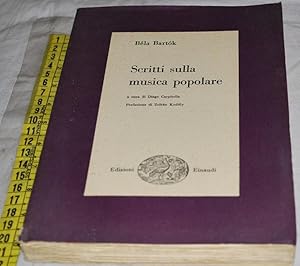 Imagen del vendedor de SCRITTI SULLA MUSICA POPOLARE a la venta por Pali