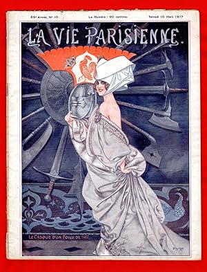 Seller image for La Vie Parisienne - Samedi 10 Mars 1917. Art Deco/Nouveau. Illustrations by Cheri Herouard; Armand Vallee; Fabien Fabiano; George Barbier; Georges Leonnec; others uncredited for sale by Singularity Rare & Fine