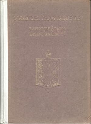 Hymnen und Lieder der christlichen Zeit (3 Bände) Band 1 : Lobgesänge und Psalmen. Übertragungen ...