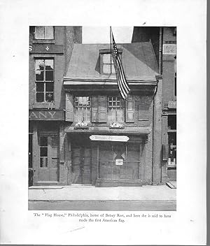 Seller image for The Flag House, Philadelphia, Pennsylvania, Home of Betsy Ross, Illustration for sale by Legacy Books II