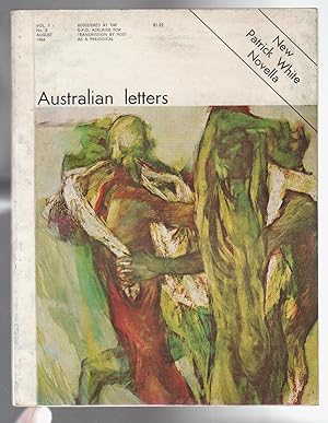 Bild des Verkufers fr AUSTRALIAN LETTERS. August 1966 Volume 7 Number 3 contains A Womans Hand a new novella by Patrick White zum Verkauf von BOOK NOW