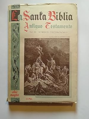 Seller image for LA SANTA BIBLIA. ANTIGUO TESTAMENTO. Vol. III - Nmero - Deuteronomio for sale by Librera Pramo