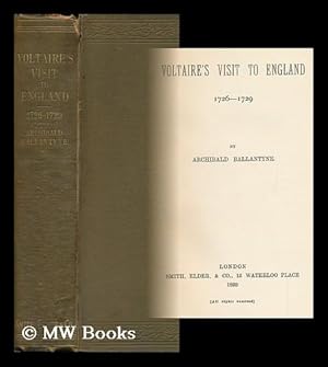 Image du vendeur pour Voltaire's Visit to England 1726-1729 mis en vente par MW Books Ltd.