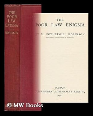 Image du vendeur pour The Poor Law Enigma mis en vente par MW Books Ltd.