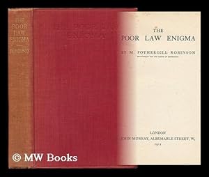 Image du vendeur pour The Poor Law Enigma mis en vente par MW Books