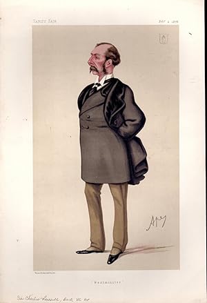 Bild des Verkufers fr Lithograph Print: '"Westminster" (Sir Russell.from Vanity Fair, February 2, 1878 zum Verkauf von Dorley House Books, Inc.