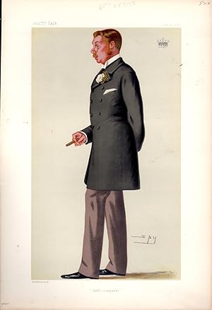 Seller image for Lithograph Print: '"Self-Conquest" (Lowther, Lancelot Edward, 6th Earl of Lonsdale)" .from Vanity Fair, June 14,, 1879 for sale by Dorley House Books, Inc.