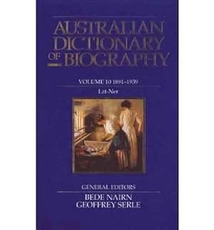 Seller image for Australian Dictionary of Biography V10 (Hardcover) for sale by Grand Eagle Retail