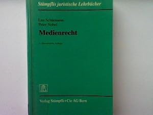 Imagen del vendedor de Medienrecht. Stmpflis juristische Lehrbcher a la venta por books4less (Versandantiquariat Petra Gros GmbH & Co. KG)