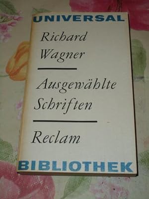 Ausgewählte Schriften. [Hrsg. von Esther Drusche], Reclams Universal-Bibliothek ; Bd. 957 : Kunst...