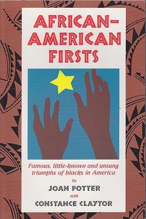 Seller image for African-American firsts for sale by Mr Pickwick's Fine Old Books
