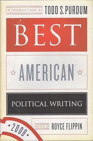 Seller image for Best American political writing 2008 for sale by Mr Pickwick's Fine Old Books