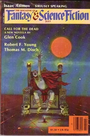 Seller image for The Magazine of Fantasy and Science Fiction July 1980 -Call for the Dead, Canyons of the Mind, Lebenstraum, A Glint of Gold, Spring Fever, Found, Cartoon, As a Man Has a Whale a Love Story, Siriusly Speaking, + for sale by Nessa Books