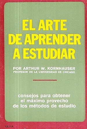 EL ARTE DE APRENDER A ESTUDIAR