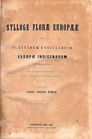 Sylloge Florae Europaeae seu plantarum vascularium Europae indigenarum enumeratio adjectis synony...