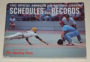 Seller image for 1982 Official American and National League Schedules and Records (Baseball) for sale by HORSE BOOKS PLUS LLC
