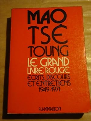Seller image for Le grand livre rouge. crits, discours et entretiens, 1949-1971 for sale by Llibres Capra