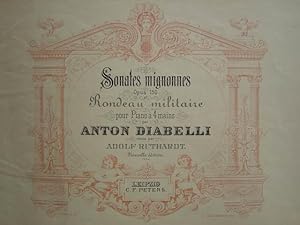 Immagine del venditore per Sonates mignonnes, op. 150 und Militr-Rondo pour Piano  4 mains. Revus par Adolf Ruthardt. venduto da Antiquariat Tarter, Einzelunternehmen,