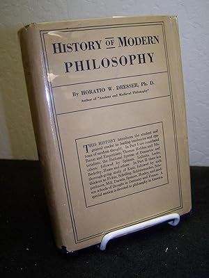 Bild des Verkufers fr History of Modern Philosophy. zum Verkauf von Zephyr Books