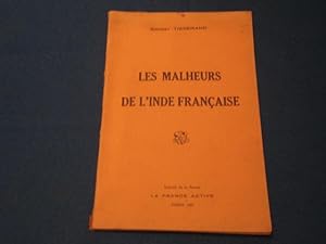 Seller image for Les Malheurs de l'Inde Franaise for sale by Emmanuelle Morin