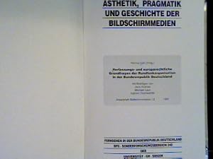 Bild des Verkufers fr Verfassungs- und europarechtliche Grundfragen der Rundfunkorganisation in der Bundesrepublik Deutschland sthetik, Pragmatik und Geschichte der Bildschirmmedien; Arbeitsheft 12/1992 zum Verkauf von books4less (Versandantiquariat Petra Gros GmbH & Co. KG)