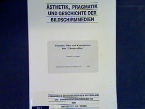 Seller image for Theater, Film und Fernsehen: Der "Theaterfilm" sthetik, Pragmatik und Geschichte der Bildschirmmedien; Arbeitsheft 26/1992 for sale by books4less (Versandantiquariat Petra Gros GmbH & Co. KG)