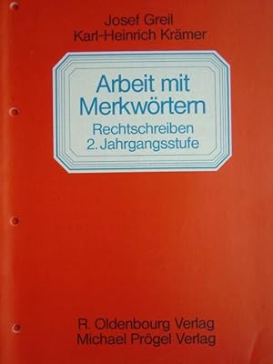 Imagen del vendedor de Arbeit mit Merkwrtern. Rechtschreiben 2. Jahrgangsstufe. Mit zahlreichen Illustrationen von Werner O. Ring. a la venta por Antiquariat Tarter, Einzelunternehmen,