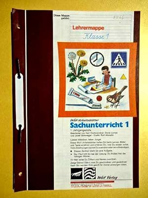 Seller image for Sachunterricht 1. Jahrgangsstufe. Arbeitsheft. Lehrermappe. for sale by Antiquariat Tarter, Einzelunternehmen,