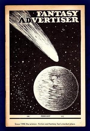 Bild des Verkufers fr Fantasy Advertiser / February, 1951 / Roy Hunt cover. Vintage science fiction and fantasy fanzine. Arthur C. Clarke's "Space Travel in Fact and Fiction", first installment zum Verkauf von Singularity Rare & Fine