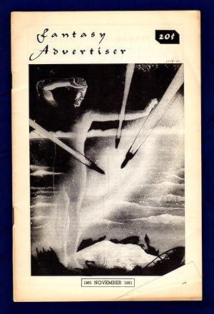 Image du vendeur pour Fantasy Advertiser / November, 1951 / Morris Scott Dollens cover. Vintage science fiction and fantasy fanzine. mis en vente par Singularity Rare & Fine