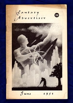 Imagen del vendedor de Fantasy Advertiser / June, 1951 / Morris Scott Dollens cover. Vintage science fiction and fantasy fanzine a la venta por Singularity Rare & Fine