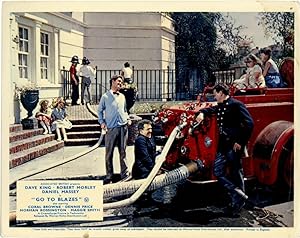 Imagen del vendedor de Go to Blazes (Three British front-of-house card from the 1962 film) a la venta por Royal Books, Inc., ABAA