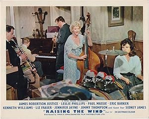 Image du vendeur pour Raising the Wind [Roommates] (Two original British front-of-house cards from the 1961 film) mis en vente par Royal Books, Inc., ABAA