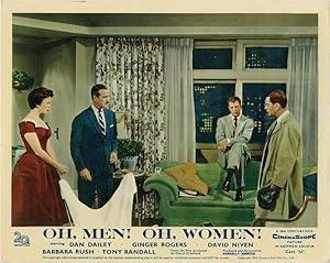 Oh, Men Oh, Women (Collection of 7 British front-of-house cards from the 1957 film)