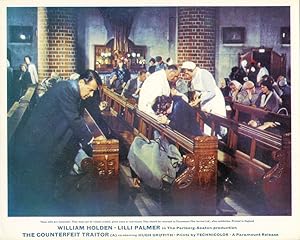 Seller image for The Counterfeit Traitor (Three British front-of-house cards from the 1962 film) for sale by Royal Books, Inc., ABAA