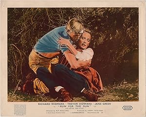 Seller image for Run for the Sun (Original British front-of-house card from the 1956 film) for sale by Royal Books, Inc., ABAA