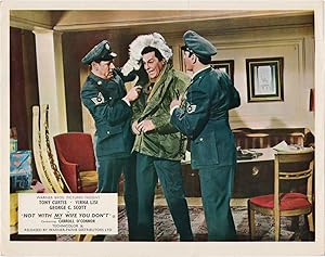 Bild des Verkufers fr Not With My Wife, You Don't (Original British front-of-house card from the 1966 film) zum Verkauf von Royal Books, Inc., ABAA