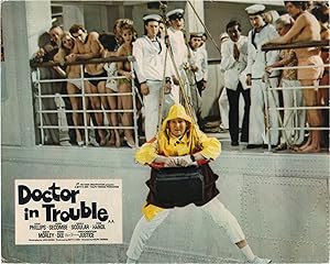 Bild des Verkufers fr Doctor in Trouble (Original British front-of-house card from the 1970 film) zum Verkauf von Royal Books, Inc., ABAA