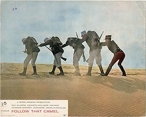 Bild des Verkufers fr Follow That Camel [Carry on in the Legion] (Original British front-of-house card from the 1967 film) zum Verkauf von Royal Books, Inc., ABAA