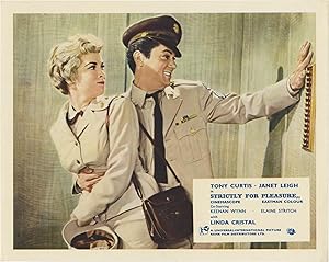 Seller image for Strictly for Pleasure [The Perfect Furlough] (Collection of 7 British front-of-house cards from the 1958 film) for sale by Royal Books, Inc., ABAA