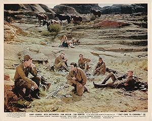 Image du vendeur pour They Came to Cordura (Original British front-of-house card from the 1959 film) mis en vente par Royal Books, Inc., ABAA