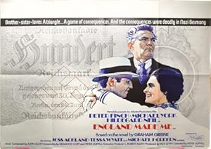 Bild des Verkufers fr England Made Me (Original UK poster for the 1973 film) zum Verkauf von Royal Books, Inc., ABAA
