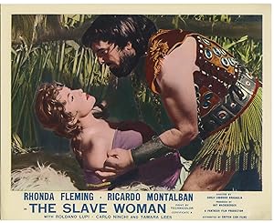 The Slave Woman [The Queen of Babylon] (Collection of 8 British front-of-house cards from the 1954 ...