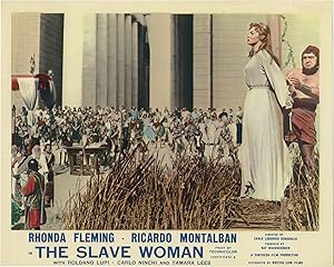 The Slave Woman [The Queen of Babylon] (Collection of 8 British front-of-house cards from the 1954 ...