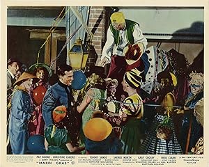 Bild des Verkufers fr Mardi Gras (Collection of 8 British front-of-house cards from the 1958 film) zum Verkauf von Royal Books, Inc., ABAA