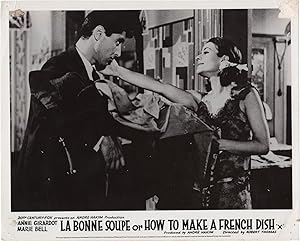 Seller image for La bonne soupe or How to Make a French Dish [La bonne soupe] (Original British front-of-house card from the 1964 film) for sale by Royal Books, Inc., ABAA