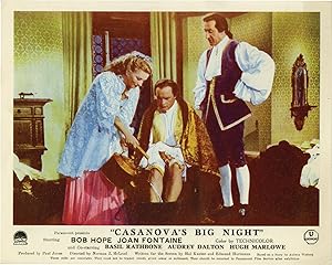 Imagen del vendedor de Casanova's Big Night (Original British front-of-house card from the 1954 film) a la venta por Royal Books, Inc., ABAA