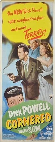 Bild des Verkufers fr Cornered (Original One Sheet Film Poster) zum Verkauf von Royal Books, Inc., ABAA