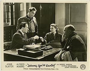 Seller image for Johnny You're Wanted (Original British front-of-house card from the 1956 film) for sale by Royal Books, Inc., ABAA