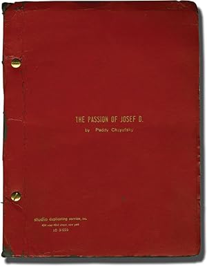 The Passion of Josef D. (Original script for the 1964 premiere of the play, inscribed to the show...